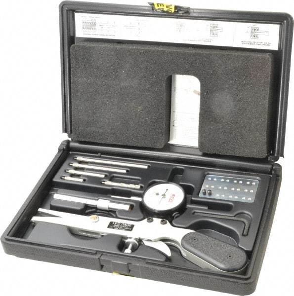 SPI - 0.93 to 8 Inch, Inside Dial Caliper Gage - 0.0005 Inch Graduation, 4.8 Inch Leg Length - Apex Tool & Supply