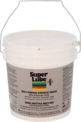 Synco Chemical - 5 Lb Pail Synthetic General Purpose Grease - Translucent White, Food Grade, 450°F Max Temp, NLGIG 2, - Apex Tool & Supply