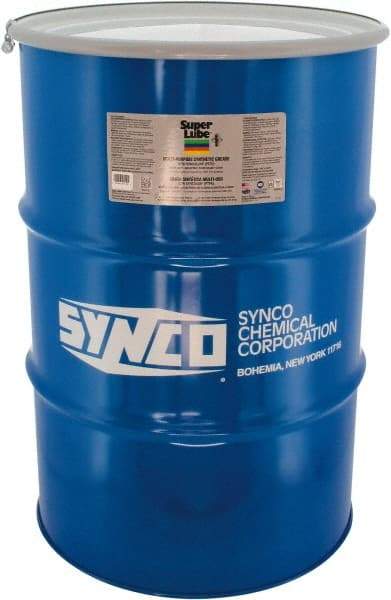 Synco Chemical - 400 Lb Drum Synthetic General Purpose Grease - Translucent White, Food Grade, 450°F Max Temp, NLGIG 2, - Apex Tool & Supply