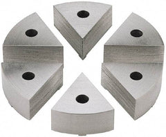 Value Collection - 6" Chuck Capacity, JF Attachment, Round Soft Lathe Chuck Jaw - 6 Jaws, Steel, 22mm Long x 9.1mm High - Apex Tool & Supply