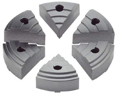 Value Collection - 2.16" Chuck Capacity, JF Attachment, Round Soft Lathe Chuck Jaw - 6 Jaws, Steel - Apex Tool & Supply