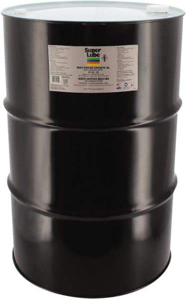 Synco Chemical - 55 Gal Drum Synthetic Multi-Purpose Oil - -42.78 to 232.22°F, SAE 85W, ISO 150, 681.5 SUS at 40°C, Food Grade - Apex Tool & Supply