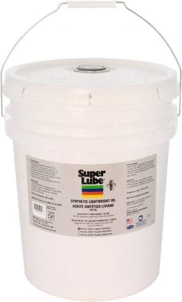 Synco Chemical - 5 Gal Pail Synthetic Multi-Purpose Oil - -40500°F, SAE 80W, ISO 68, 350 SUS at 40°C, Food Grade - Apex Tool & Supply