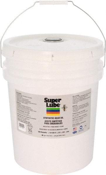 Synco Chemical - 5 Gal Pail, Synthetic Gear Oil - -45°F to 450°F, ISO 220 - Apex Tool & Supply