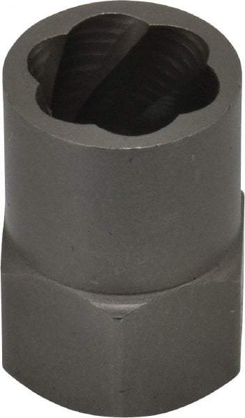 Irwin Hanson - 3/8" Drive Reverse Spiral Flute Hex Bolt Remover - 1/2" Hex, 2" OAL - Apex Tool & Supply
