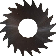 RobbJack - 3/4" Diam x 0.006" Blade Thickness x 1/4" Arbor Hole Diam, 20 Tooth Slitting and Slotting Saw - Arbor Connection, Right Hand, Uncoated, Solid Carbide, Concave Ground - Apex Tool & Supply