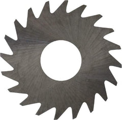 RobbJack - 3/4" Diam x 0.01" Blade Thickness x 1/4" Arbor Hole Diam, 20 Tooth Slitting and Slotting Saw - Arbor Connection, Right Hand, Uncoated, Solid Carbide, Concave Ground - Apex Tool & Supply