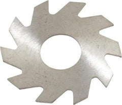 RobbJack - 3/4" Diam x 0.02" Blade Thickness x 1/4" Arbor Hole Diam, 10 Tooth Slitting and Slotting Saw - Arbor Connection, Right Hand, Uncoated, Solid Carbide, Concave Ground - Apex Tool & Supply