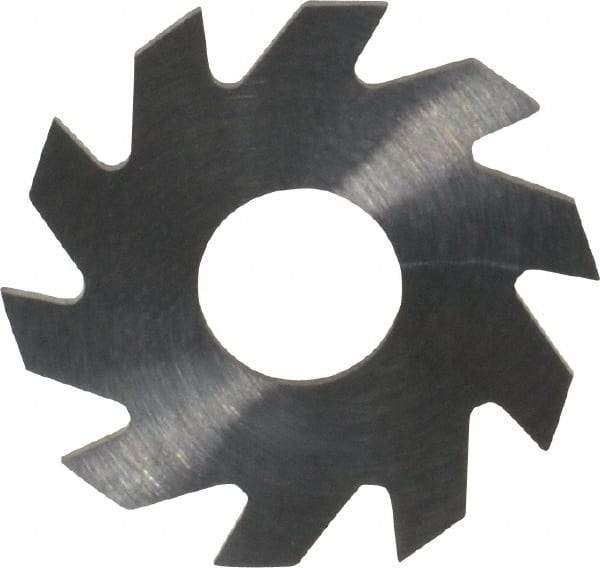 RobbJack - 3/4" Diam x 0.04" Blade Thickness x 1/4" Arbor Hole Diam, 10 Tooth Slitting and Slotting Saw - Arbor Connection, Right Hand, Uncoated, Solid Carbide, Concave Ground - Apex Tool & Supply