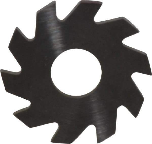 RobbJack - 3/4" Diam x 0.051" Blade Thickness x 1/4" Arbor Hole Diam, 10 Tooth Slitting and Slotting Saw - Arbor Connection, Right Hand, Uncoated, Solid Carbide, Concave Ground - Apex Tool & Supply