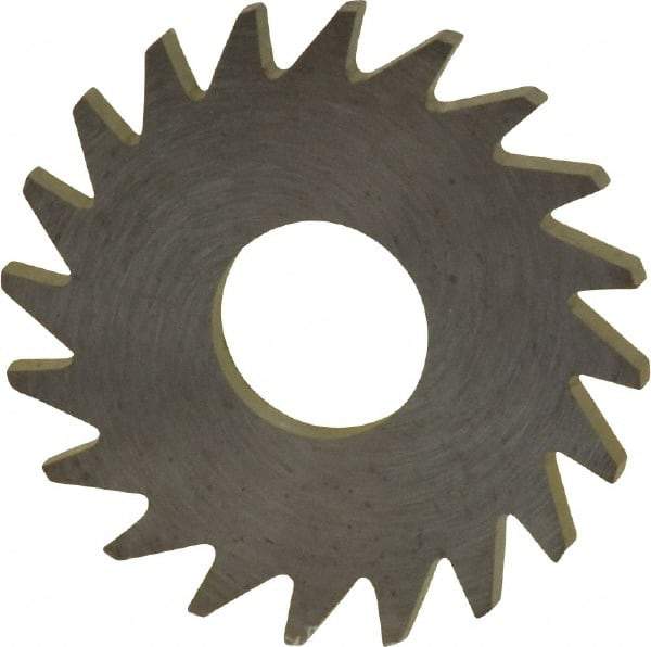 RobbJack - 3/4" Diam x 0.051" Blade Thickness x 1/4" Arbor Hole Diam, 20 Tooth Slitting and Slotting Saw - Arbor Connection, Right Hand, Uncoated, Solid Carbide, Concave Ground - Apex Tool & Supply