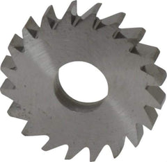RobbJack - 3/4" Diam x 1/8" Blade Thickness x 1/4" Arbor Hole Diam, 20 Tooth Slitting and Slotting Saw - Arbor Connection, Right Hand, Uncoated, Solid Carbide, Concave Ground - Apex Tool & Supply