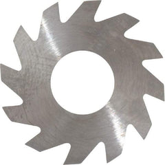 RobbJack - 1" Diam x 0.025" Blade Thickness x 3/8" Arbor Hole Diam, 12 Tooth Slitting and Slotting Saw - Arbor Connection, Right Hand, Uncoated, Solid Carbide, Concave Ground - Apex Tool & Supply