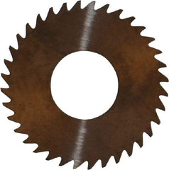 RobbJack - 1-1/4" Diam x 0.025" Blade Thickness x 1/2" Arbor Hole Diam, 36 Tooth Slitting and Slotting Saw - Arbor Connection, Right Hand, Uncoated, Solid Carbide, Concave Ground - Apex Tool & Supply