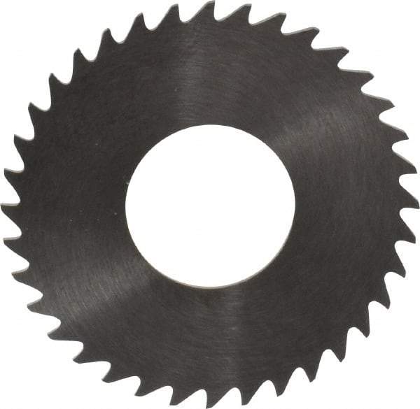 RobbJack - 1-1/4" Diam x 0.0312" Blade Thickness x 1/2" Arbor Hole Diam, 36 Tooth Slitting and Slotting Saw - Arbor Connection, Right Hand, Uncoated, Solid Carbide, Concave Ground - Apex Tool & Supply