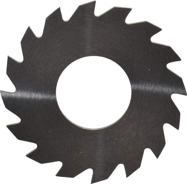 RobbJack - 1-1/4" Diam x 0.04" Blade Thickness x 1/2" Arbor Hole Diam, 16 Tooth Slitting and Slotting Saw - Arbor Connection, Right Hand, Uncoated, Solid Carbide, Concave Ground - Apex Tool & Supply