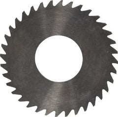 RobbJack - 1-1/4" Diam x 0.04" Blade Thickness x 1/2" Arbor Hole Diam, 36 Tooth Slitting and Slotting Saw - Arbor Connection, Right Hand, Uncoated, Solid Carbide, Concave Ground - Apex Tool & Supply