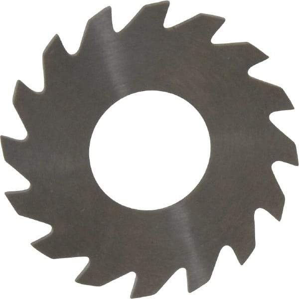RobbJack - 1-1/4" Diam x 0.051" Blade Thickness x 1/2" Arbor Hole Diam, 16 Tooth Slitting and Slotting Saw - Arbor Connection, Right Hand, Uncoated, Solid Carbide, Concave Ground - Apex Tool & Supply