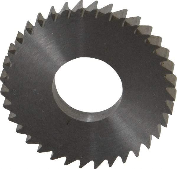 RobbJack - 1-1/4" Diam x 0.1562" Blade Thickness x 1/2" Arbor Hole Diam, 36 Tooth Slitting and Slotting Saw - Arbor Connection, Right Hand, Uncoated, Solid Carbide, Concave Ground - Apex Tool & Supply