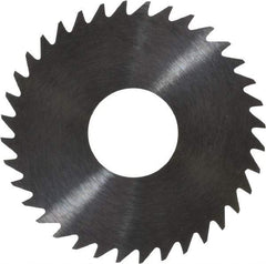 RobbJack - 1-1/2" Diam x 0.02" Blade Thickness x 1/2" Arbor Hole Diam, 36 Tooth Slitting and Slotting Saw - Arbor Connection, Right Hand, Uncoated, Solid Carbide, Concave Ground - Apex Tool & Supply