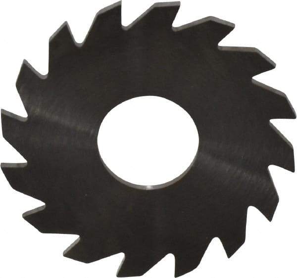 RobbJack - 1-1/2" Diam x 1/16" Blade Thickness x 1/2" Arbor Hole Diam, 16 Tooth Slitting and Slotting Saw - Arbor Connection, Right Hand, Uncoated, Solid Carbide, Concave Ground - Apex Tool & Supply