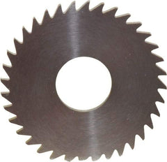 RobbJack - 1-1/2" Diam x 0.0781" Blade Thickness x 1/2" Arbor Hole Diam, 36 Tooth Slitting and Slotting Saw - Arbor Connection, Right Hand, Uncoated, Solid Carbide, Concave Ground - Apex Tool & Supply