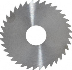 RobbJack - 1-3/4" Diam x 0.0312" Blade Thickness x 1/2" Arbor Hole Diam, 36 Tooth Slitting and Slotting Saw - Arbor Connection, Right Hand, Uncoated, Solid Carbide, Concave Ground - Apex Tool & Supply