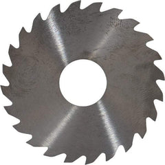 RobbJack - 1-3/4" Diam x 0.04" Blade Thickness x 1/2" Arbor Hole Diam, 24 Tooth Slitting and Slotting Saw - Arbor Connection, Right Hand, Uncoated, Solid Carbide, Concave Ground - Apex Tool & Supply