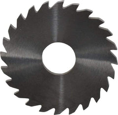 RobbJack - 1-3/4" Diam x 0.0937" Blade Thickness x 1/2" Arbor Hole Diam, 24 Tooth Slitting and Slotting Saw - Arbor Connection, Right Hand, Uncoated, Solid Carbide, Concave Ground - Apex Tool & Supply