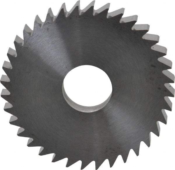 RobbJack - 1-3/4" Diam x 3/16" Blade Thickness x 1/2" Arbor Hole Diam, 36 Tooth Slitting and Slotting Saw - Arbor Connection, Right Hand, Uncoated, Solid Carbide, Concave Ground - Apex Tool & Supply