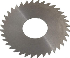 RobbJack - 1-3/4" Diam x 0.025" Blade Thickness x 5/8" Arbor Hole Diam, 36 Tooth Slitting and Slotting Saw - Arbor Connection, Right Hand, Uncoated, Solid Carbide, Concave Ground - Apex Tool & Supply