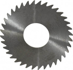 RobbJack - 1-3/4" Diam x 0.0312" Blade Thickness x 5/8" Arbor Hole Diam, 36 Tooth Slitting and Slotting Saw - Arbor Connection, Right Hand, Uncoated, Solid Carbide, Concave Ground - Apex Tool & Supply