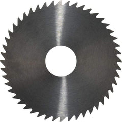 RobbJack - 2" Diam x 0.0156" Blade Thickness x 1/2" Arbor Hole Diam, 48 Tooth Slitting and Slotting Saw - Arbor Connection, Right Hand, Uncoated, Solid Carbide, Concave Ground - Apex Tool & Supply