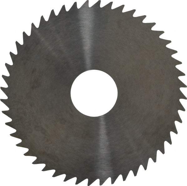 RobbJack - 2" Diam x 0.02" Blade Thickness x 1/2" Arbor Hole Diam, 48 Tooth Slitting and Slotting Saw - Arbor Connection, Right Hand, Uncoated, Solid Carbide, Concave Ground - Apex Tool & Supply