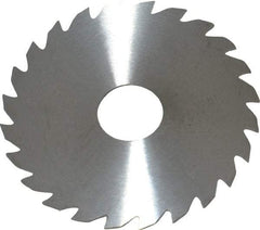 RobbJack - 2" Diam x 0.0312" Blade Thickness x 1/2" Arbor Hole Diam, 24 Tooth Slitting and Slotting Saw - Arbor Connection, Right Hand, Uncoated, Solid Carbide, Concave Ground - Apex Tool & Supply