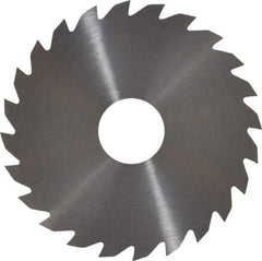 RobbJack - 2" Diam x 0.0468" Blade Thickness x 1/2" Arbor Hole Diam, 24 Tooth Slitting and Slotting Saw - Arbor Connection, Right Hand, Uncoated, Solid Carbide, Concave Ground - Apex Tool & Supply