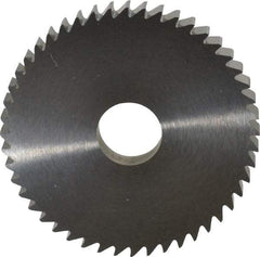 RobbJack - 2" Diam x 1/4" Blade Thickness x 1/2" Arbor Hole Diam, 48 Tooth Slitting and Slotting Saw - Arbor Connection, Right Hand, Uncoated, Solid Carbide, Concave Ground - Apex Tool & Supply