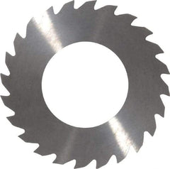 RobbJack - 2" Diam x 1/16" Blade Thickness x 1" Arbor Hole Diam, 24 Tooth Slitting and Slotting Saw - Arbor Connection, Right Hand, Uncoated, Solid Carbide, Concave Ground - Apex Tool & Supply