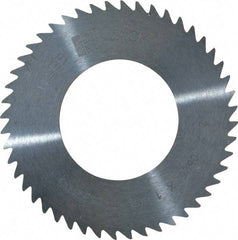 RobbJack - 2" Diam x 1/16" Blade Thickness x 1" Arbor Hole Diam, 48 Tooth Slitting and Slotting Saw - Arbor Connection, Right Hand, Uncoated, Solid Carbide, Concave Ground - Apex Tool & Supply