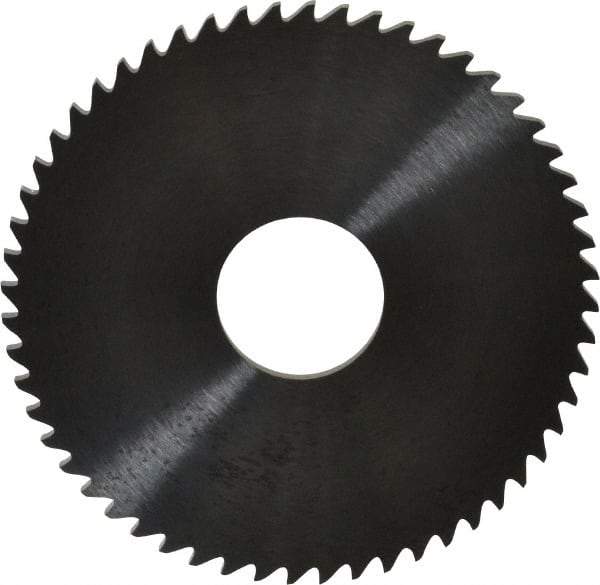 RobbJack - 2-1/4" Diam x 0.0781" Blade Thickness x 5/8" Arbor Hole Diam, 56 Tooth Slitting and Slotting Saw - Arbor Connection, Right Hand, Uncoated, Solid Carbide, Concave Ground - Apex Tool & Supply