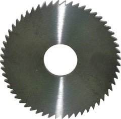 RobbJack - 2-1/4" Diam x 1/8" Blade Thickness x 5/8" Arbor Hole Diam, 56 Tooth Slitting and Slotting Saw - Arbor Connection, Right Hand, Uncoated, Solid Carbide, Concave Ground - Apex Tool & Supply