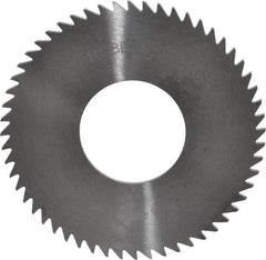 RobbJack - 2-1/2" Diam x 1/16" Blade Thickness x 1" Arbor Hole Diam, 56 Tooth Slitting and Slotting Saw - Arbor Connection, Right Hand, Uncoated, Solid Carbide, Concave Ground - Apex Tool & Supply