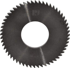 RobbJack - 2-1/2" Diam x 1/8" Blade Thickness x 1" Arbor Hole Diam, 56 Tooth Slitting and Slotting Saw - Arbor Connection, Right Hand, Uncoated, Solid Carbide, Concave Ground - Apex Tool & Supply