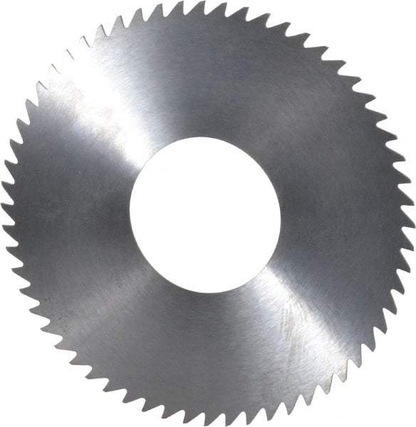 RobbJack - 2-3/4" Diam x 0.023" Blade Thickness x 1" Arbor Hole Diam, 60 Tooth Slitting and Slotting Saw - Arbor Connection, Right Hand, Uncoated, Solid Carbide, Concave Ground - Apex Tool & Supply