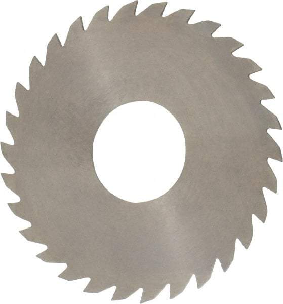 RobbJack - 3" Diam x 0.0468" Blade Thickness x 1" Arbor Hole Diam, 30 Tooth Slitting and Slotting Saw - Arbor Connection, Right Hand, Uncoated, Solid Carbide, Concave Ground - Apex Tool & Supply