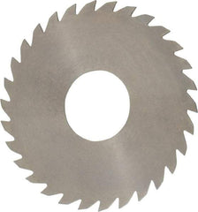 RobbJack - 3" Diam x 0.0468" Blade Thickness x 1" Arbor Hole Diam, 30 Tooth Slitting and Slotting Saw - Arbor Connection, Right Hand, Uncoated, Solid Carbide, Concave Ground - Apex Tool & Supply