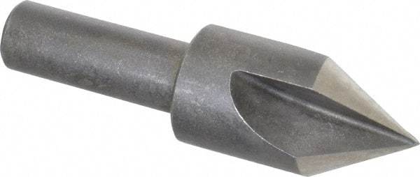 Keo - 5/8" Head Diam, 3/8" Shank Diam, 3 Flute 60° High Speed Steel Countersink - Bright Finish, 2-1/4" OAL, Single End, Straight Shank, Right Hand Cut - Apex Tool & Supply