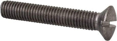 Value Collection - M10x1.50 Metric Coarse, 60mm OAL Slotted Drive Machine Screw - Oval Head, Grade 18-8 & A2 Stainless Steel, Uncoated, Without Washer - Apex Tool & Supply