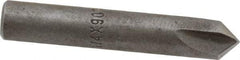 Keo - 1/4" Head Diam, 1/4" Shank Diam, 3 Flute 90° High Speed Steel Countersink - Bright Finish, 1-1/2" OAL, Single End, Straight Shank, Right Hand Cut - Apex Tool & Supply