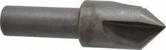 Keo - 3/4" Head Diam, 1/2" Shank Diam, 3 Flute 90° High Speed Steel Countersink - Bright Finish, 2-5/8" OAL, Single End, Straight Shank, Right Hand Cut - Apex Tool & Supply